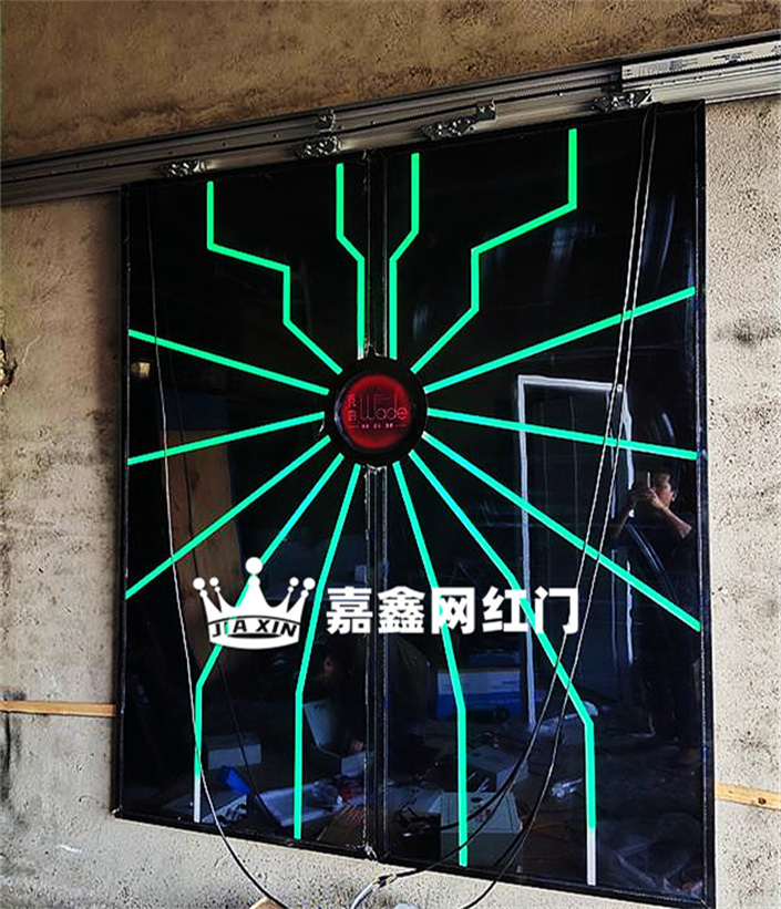 网红门梦幻科技门抖音电动门